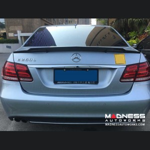 Mercedes-Benz E-Class W212 Car Rear Spoiler - Carbon Fiber - 4 Door